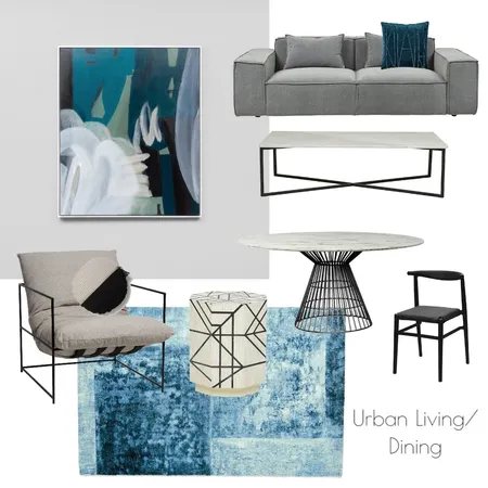 Urban Living/Dining Package Interior Design Mood Board by cashmorecreative on Style Sourcebook