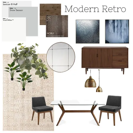 Modern Retro Dining Interior Design Mood Board by Hannah94 on Style Sourcebook