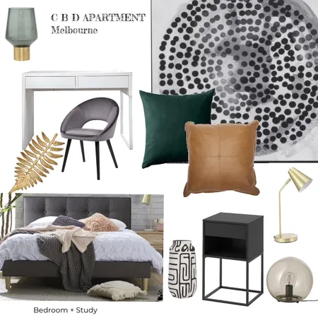 Investor range bedroom | study Interior Design Mood Board by Mkinteriorstyling@gmail.com on Style Sourcebook