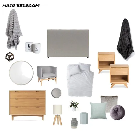 Main Bedroom Interior Design Mood Board by Ashleigh_091 on Style Sourcebook