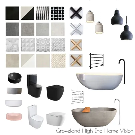 High End Homes Interior Design Mood Board by Jahleh Bennett on Style Sourcebook