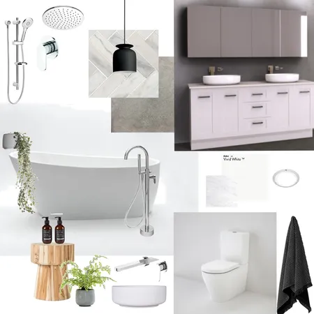 Ensuite Interior Design Mood Board by Nloveless on Style Sourcebook