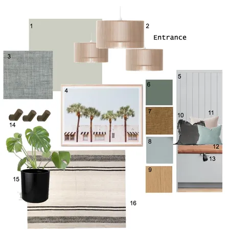 Entrance Interior Design Mood Board by The Place Project on Style Sourcebook