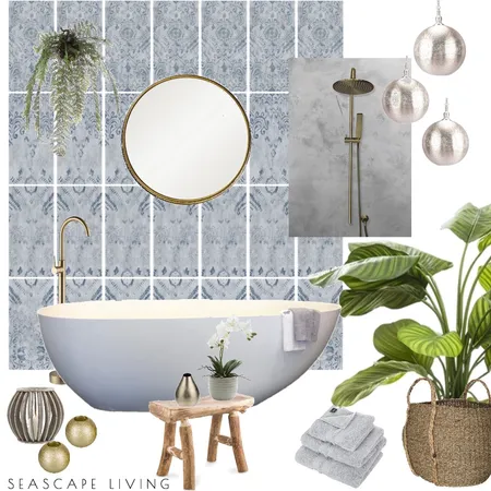 Morrocan Inspired Bathroom Interior Design Mood Board by Seascape Living on Style Sourcebook