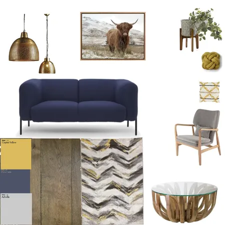 Modern Rustic living room Interior Design Mood Board by Third Layer Interiors  on Style Sourcebook