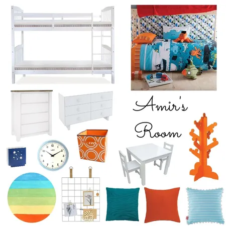 Amir's Bedroom Interior Design Mood Board by AngelaAyad on Style Sourcebook