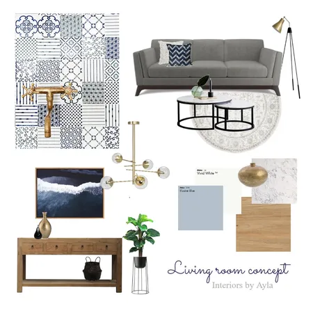 Living room Interior Design Mood Board by interiorsbyayla on Style Sourcebook