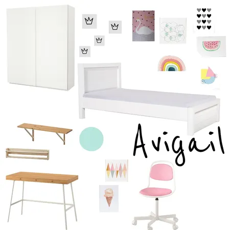 avigails room Interior Design Mood Board by naamaetedgi on Style Sourcebook
