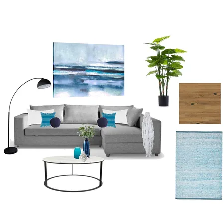 Blue/Grey Living Space Interior Design Mood Board by Maz on Style Sourcebook