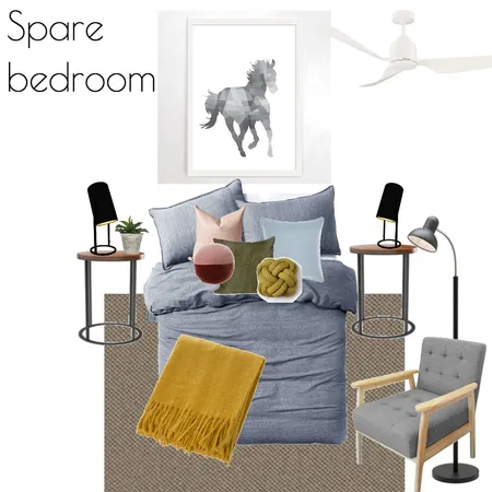 Spare Bedroom Interior Design Mood Board by ldodgshun on Style Sourcebook