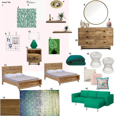 Or Bedroom earthy Interior Design Mood Board by dianahani on Style Sourcebook