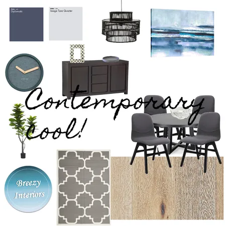 Dining room Interior Design Mood Board by Breezy Interiors on Style Sourcebook