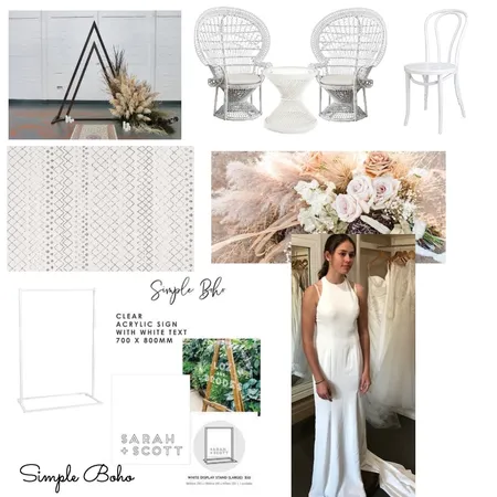 Simple Boho Interior Design Mood Board by modernlovestyleco on Style Sourcebook