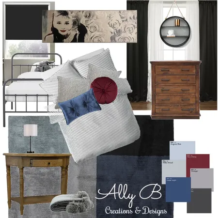 Stenner Street - Guest Bedroom Interior Design Mood Board by allyb on Style Sourcebook