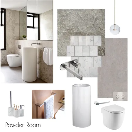 Powder room Interior Design Mood Board by Viktoryia on Style Sourcebook