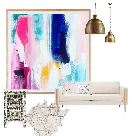 Boho Pink Interior Design Mood Board by tclcarol on Style Sourcebook