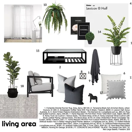lounge Interior Design Mood Board by krystalgibbs on Style Sourcebook