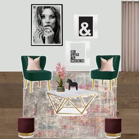 Green Slipper- NY Style Interior Design Mood Board by l3home on Style Sourcebook
