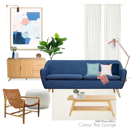 Colour Pop Lounge Interior Design Mood Board by Michelle Finch on Style Sourcebook