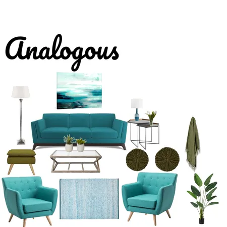 Analogous Interior Design Mood Board by wlore on Style Sourcebook