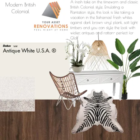 Modern British Colonial Interior Design Mood Board by mooloolaba_lifestyle on Style Sourcebook