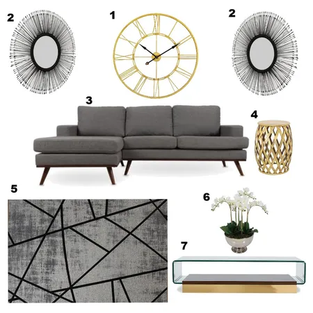 Black and White Interior Design Mood Board by Zamazulu on Style Sourcebook