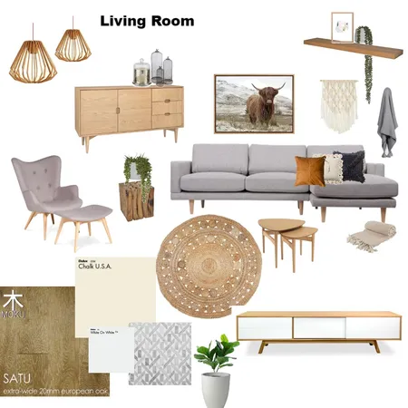 lounge Room Interior Design Mood Board by SarahClose on Style Sourcebook