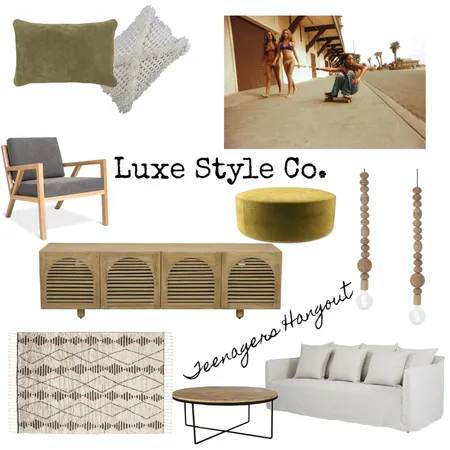 Teenagers Hangout Interior Design Mood Board by Luxe Style Co. on Style Sourcebook