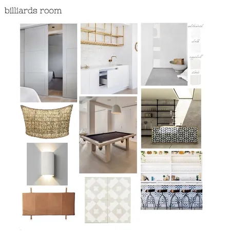 billiards room Interior Design Mood Board by The Secret Room on Style Sourcebook