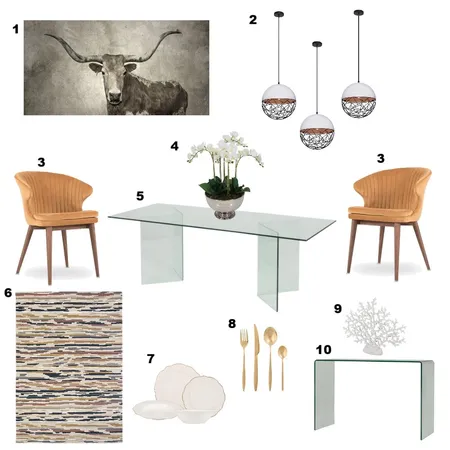 DINING ROOM Interior Design Mood Board by Zamazulu on Style Sourcebook