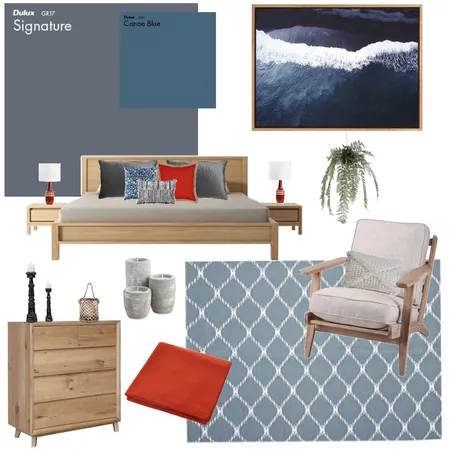 Emma’s bedroom Interior Design Mood Board by Sanderson Interiors on Style Sourcebook