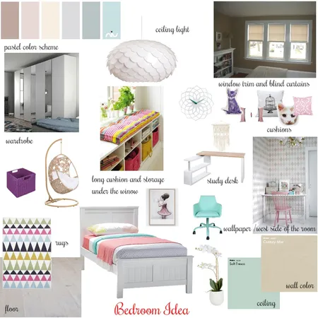 Kids Bedroom Idea Interior Design Mood Board by Artemisaz on Style Sourcebook