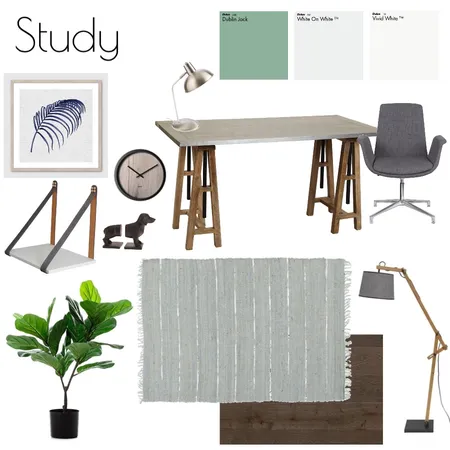 Study Interior Design Mood Board by nicolebackman on Style Sourcebook