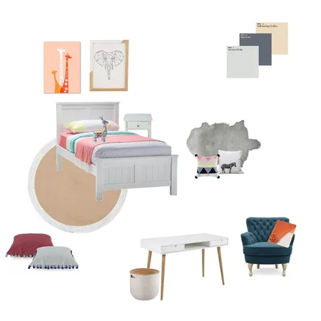 Miss C's Room Interior Design Mood Board by KellyByrne on Style Sourcebook