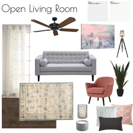 Open Living Room Interior Design Mood Board by nicolebackman on Style Sourcebook