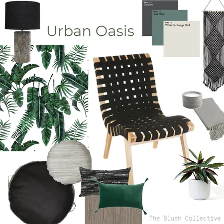 Modern Jungle Interior Design Mood Board by TheBlushCollective on Style Sourcebook