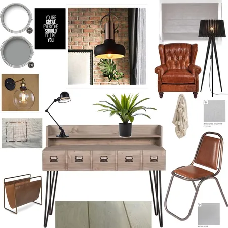 Industrial office Interior Design Mood Board by LMH Interiors on Style Sourcebook
