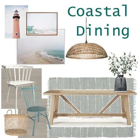 Coastal Dining Interior Design Mood Board by Carla Phillips Designs on Style Sourcebook