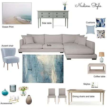 Nadine Style Interior Design Mood Board by MelissaBlack on Style Sourcebook