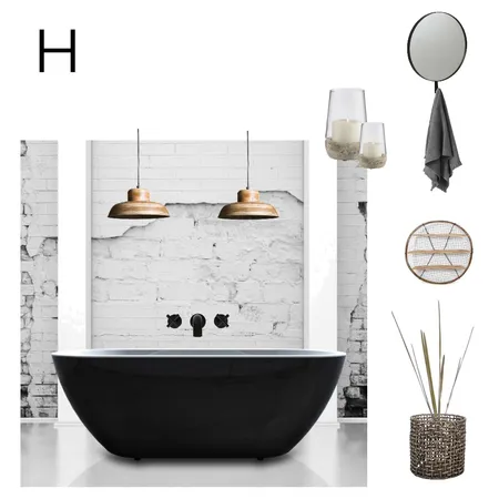 Rustic minimalistic bathroom Interior Design Mood Board by ToniJenkins on Style Sourcebook