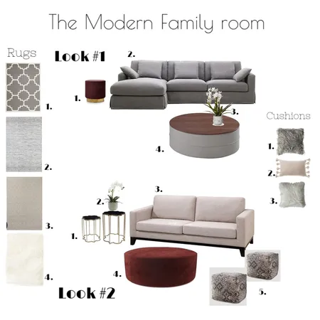 The Modern Family Interior Design Mood Board by Flyingmouse inc on Style Sourcebook