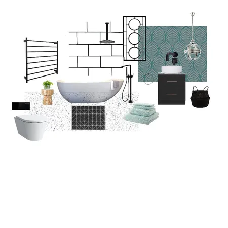 Bathroom Deco Interior Design Mood Board by Harluxe Interiors on Style Sourcebook