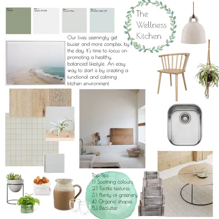 The Wellness Kitchen Interior Design Mood Board by thebohemianstylist on Style Sourcebook