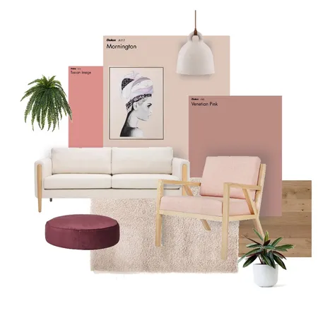 pink tones Interior Design Mood Board by bomborastyling on Style Sourcebook