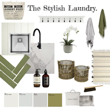 Laundry Interior Design Mood Board by thebohemianstylist on Style Sourcebook