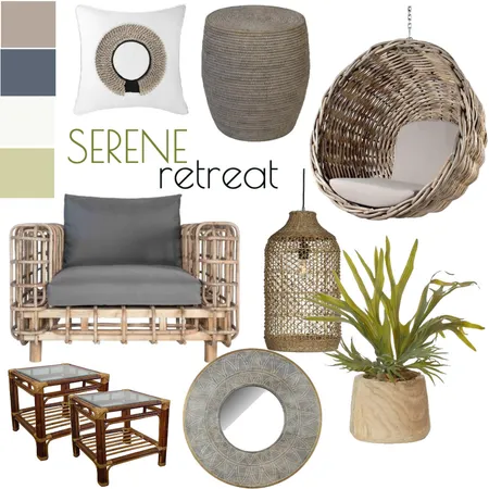 Serene Retreat Interior Design Mood Board by www.susanwareham.com on Style Sourcebook