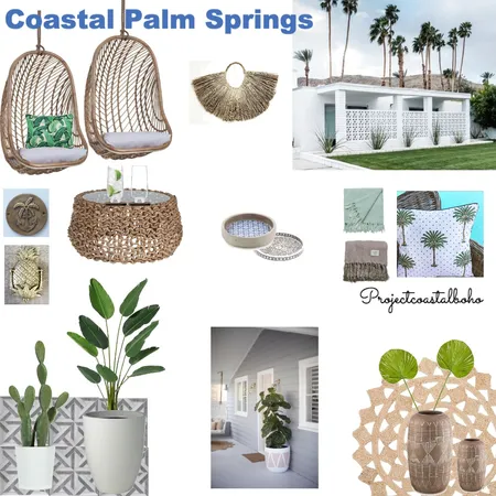 Coastal Palm Springs Interior Design Mood Board by Project Coastal Boho on Style Sourcebook