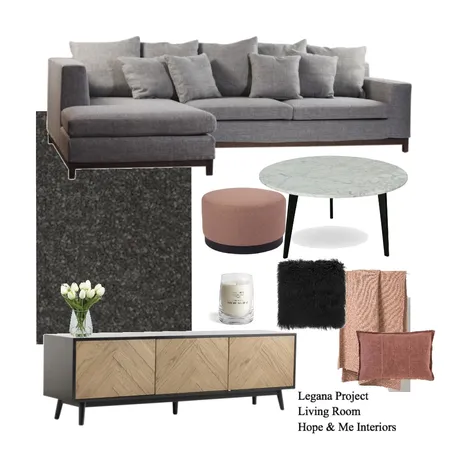 Legana Project - Living Room Interior Design Mood Board by Hope & Me Interiors on Style Sourcebook