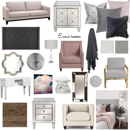 Eva's Room Interior Design Mood Board by SuiteHome on Style Sourcebook