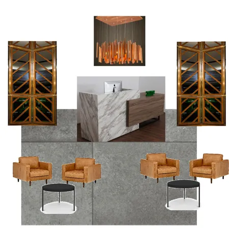 Office Reception Interior Design Mood Board by Ice on Style Sourcebook